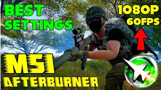 How to Capture SMOOTH Gameplays using MSI AFTERBURNER in 2022 | BEST SETTINGS | 1080p 60FPS