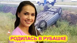 Загитова  о том, как попала в аварию: Навстречу фура летела. Машина переворачивалась