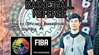 How to Officiate Basketball Game||(FIBA Referee)Tutorial