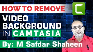 How Remove video Back Ground in Camtasia Studio using green screen | Urdu / Hindi Full Detail