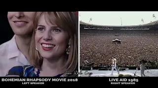 Отрывки концерта QUEEN  из фильма «Богемская рапсодия» QUEEN LIVE AID 1985