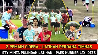 2 PEMAIN TIMNAS CIDERA• LAPANGAN BURUK Sty minta Pindah Latihan • STY konfir Paes Jay idzes Hubner