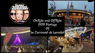 Le Carrousel de Lancelot Disneyland Paris POV 4k