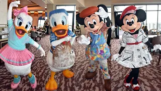 Topolino's Terrace Character Breakfast Overview, Disney's Riviera Resort - Characters, Food & View!