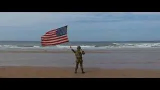 Project Vigil: D-Day 2014, The saluting boy on Omaha beach