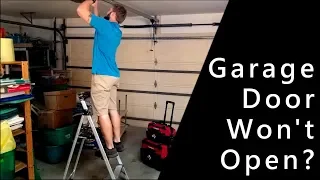Fix - Garage door makes noise but won't open