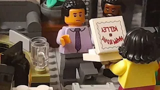 The office intro but in LEGO