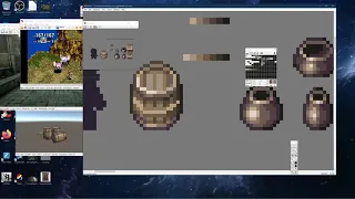 PIXEL ART TIME LAPSE #173 - Dungeon Corridor Tileset and Assets for Video Games