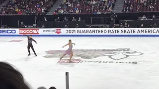 Hubbell/Donohue 2021 Skate America free dance fancam