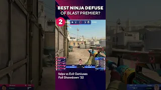 Best Ninja Defuse of BLAST Premier? #CSGOodbye