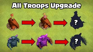 All Troops Level 1 to Max Upgrade -TH 16 Max Troops (Clash of Clans)