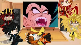 heisei Era kaiju react songoku vs vegeta oozaru gacha club