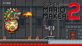 Mario Maker 2! The Hardest Castle Level Known To Man!
