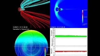 Magnetosphere Simulation from 03-11-2011