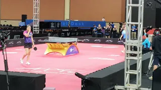 2023 Asian Championships WT SF Shin Yubin vs ZhuChengzhu 아시아탁구선수권 여자단체 준결승 신유빈 vs 주청주 [Best Angle]