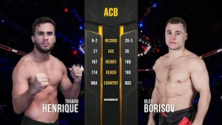 Тиаго Энрике vs. Олег Борисов | Thiago Henrique vs. Oleg Borisov | ACB 90