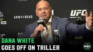 Dana White goes off on "f***ing idiots" Triller and Oscar De La Hoya: ‘I don’t give a s***"