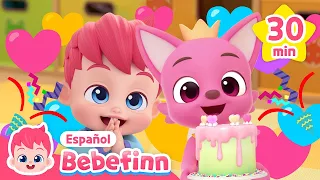 Canciones Infantiles para el Cumpleaños🥳🎂 | Feliz Cumpleaños, Pinkfong | Bebefinn en español