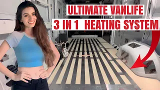 Installing DIY Radiant Heated Floors by VanLife Tech