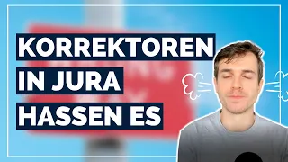 Jura-Studium: Korrektor*innen HASSEN diese 14 Dinge (#1 might surprise you) – endlich jura.