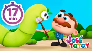 Stories for kids | 17 Minutes Jose Comelon | The Story of the Giant Caterpillar