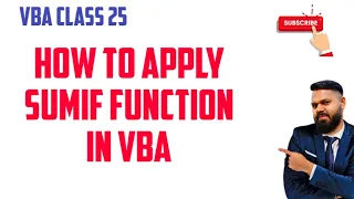 Excel vba macros tutorials in vba. sumif function in excel vba