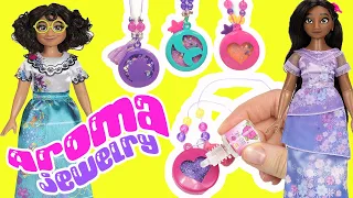 Disney Encanto DIY Perfume Jewelry with Mirabel, Isabela, and Luisa! Crafts for Kids