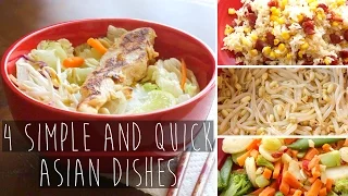 4 Quick and Easy Asian Recipe Dishes FOR COLLEGE | Eva Chung