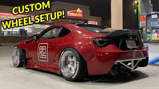 SUPERCHARGED FRS GETS A CUSTOM 3 PIECE WHEEL SETUP!