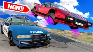 This Flying Car is Perfect to Avoid the Police in BeamNG Drive Mods!