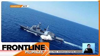 Lumang barko ng PH Navy, pinalubog sa maritime strike exercise ng Pilipinas at US sa WPS