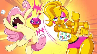 FLUTTERSHY GETS PUNCHED