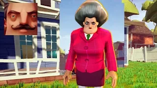 Hello Neighbor - My New Neighbor Scary Teacher 3D Act 3 Gameplay Walkthrough