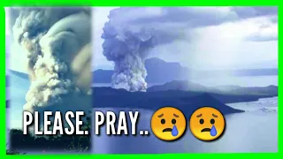 Taal volcanic eruption |footage 2020 |talisay batangas