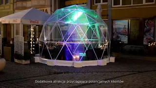 Igloo Dining Domes for Restaurants and Hotels by Polidomes