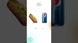 Pepsi with Hot dog