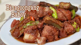 GANITONG PROSESO NG PAGLULUTO NG PORK BINAGOONGAN ANG PINAKA MASARAP! PATI KAPITBAHAY MAPAPAKAIN!