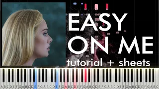 Adele - Easy on Me - Piano Cover - Piano Tutorial - How to Play