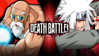 Roshi vs Jiraiya | DEATH BATTLE! sub español (Dragon Ball vs Naruto)