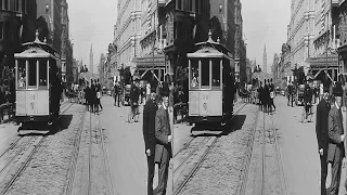 San Francisco, a Trip down Market Street, April 14, 1906, 3D reconstruction