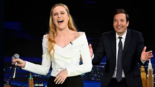 Evan Rachel Wood SHOCKS Jimmy Fallon With FLAWLESS Impressions