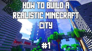 How To Build A Realistic Minecraft City | Ep 1 | Realistic Roads