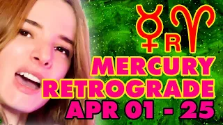 MERCURY RETROGRADE thru ARIES 2024: What it means for YOUR SIGN