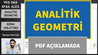 ANALİTİK GEOMETRİ KONU ANLATIMI (2024 YKS DGS KPSS ALES) #YKS #DGS