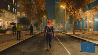 Marvel's Spider-Man (2018) - Night - Open World Free Roam Gameplay (PS4 HD) [1080p60FPS]