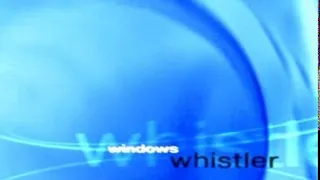 Windows Whistler intro
