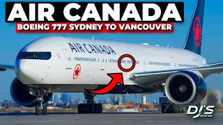 Flying AIR CANADA 777 In ECONOMY to VANCOUVER