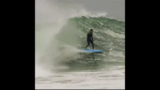 Tyler Stanaland scoring a nice barrel at The Wedge