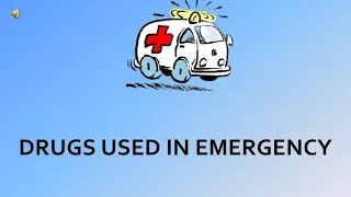 Emergency drugs in dentistry |emergency drugs in dental clinic |medical emergency in dental office