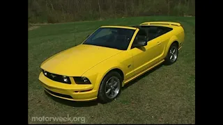 Motorweek 2005 Ford Mustang Convertible Road Test